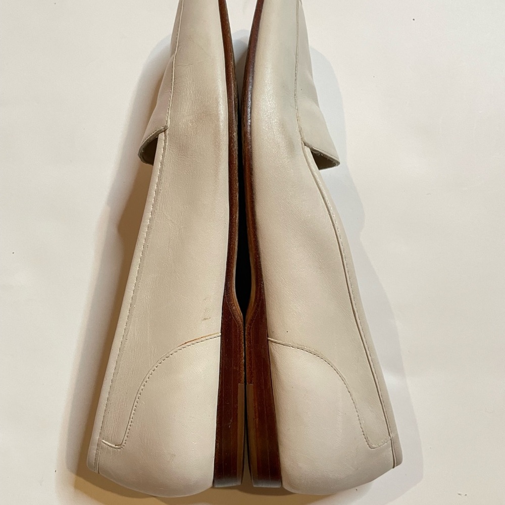 Enzo Angiolini Leather Flats Women’s Size 9 White - Picture 5 of 10